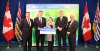 (from left to right) Gary Herman, Industry Training Authority CEO, Andy Calitz, LNG Canada CEO, Honourable Shirley Bond, Minister of Jobs, T