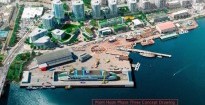 An artist's rendering of what the expansion of Point Hope Shipyard would look like, aligned with the proposed master plan for Dockside Green