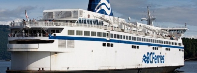 The Spirit of British Columbia, leaving Swartz Bay.   Photograph By DARREN STONE, Victoria Times Colonist 