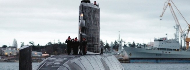 HMCS Victoria, part of the submarine-fleet upgrade.  Photograph by: ADRIAN LAM, Times Colonist 